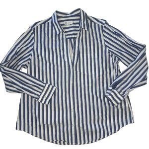 GAP womens perfect shirt 80's superfine poplin button down size XL